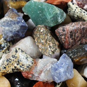 1-10 LBS ASSORTED MIX of Rough Rocks for Tumbling | Bulk Wholesale ...