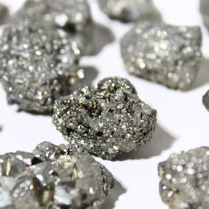 Pyrite Crystal Clusters | 1-10 pieces |Raw Pyrite Cluster | Sparkling Pyrite | Fools Gold | Prosperity | Healing Crystals | Personal Growth