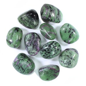 Ruby Zoisite Tumbled Gemstones-Ruby Zoisite Polished-Tumbled Gemstones-Bulk Crystals-Wholesale Crystals-Healing Crystals-Natural Stones