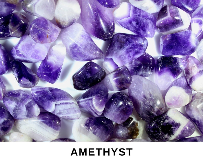 2 LB TUMBLED GEMSTONES-You Pick 2-Wholesale Crystals-Bulk Crystals-Tumbled Rocks-Healing Crystals-Bulk Gemstones-Crystal Mix-Polished Amethyst