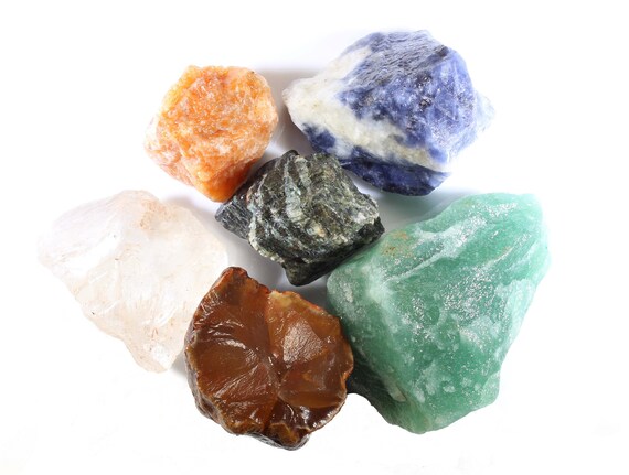 Bulk Brazilian Stones Mix - Healing Crystals - Rocks for Tumbling - 1 LB -  2 LBS