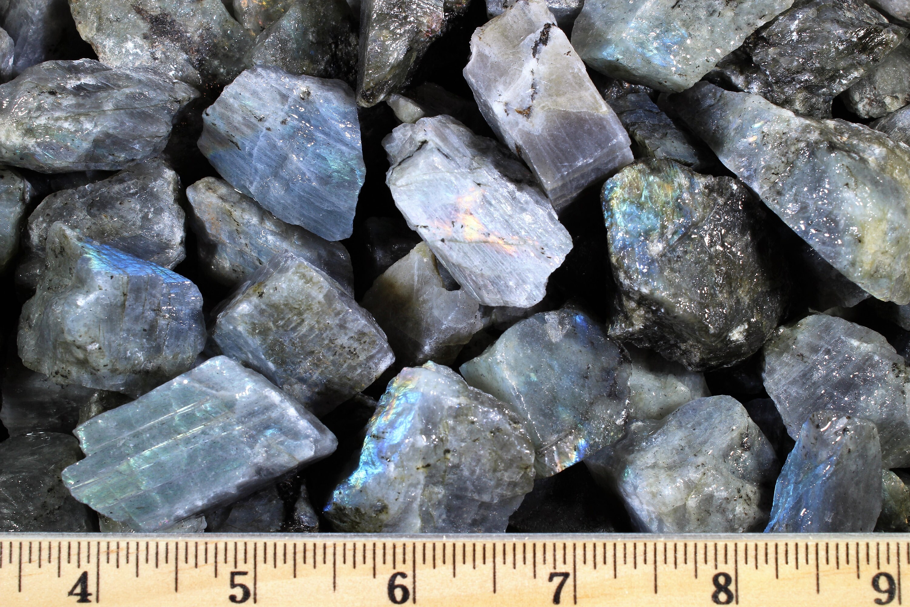 1kg/2.2LB Natural Rough Labradorite Quartz Crystal Stone Moonstone Lot Wholesale