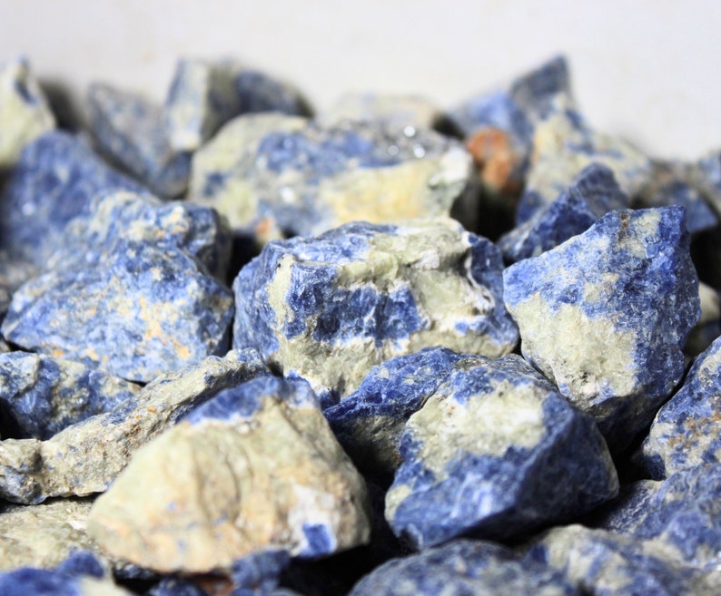 Solidate Rocks Raw Sodalite | Raw Crystals From Bolivia | Rough Rocks for Tumbling ...
