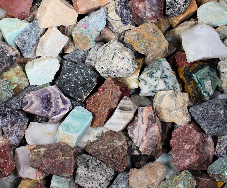 Collector's Mix | Tumbling Rough Rocks From Asia and India | Raw ...