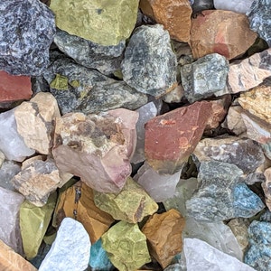 Clearance Lots of Mixed Rough for Tumbling | 1-5lb lots | Mystery Assorted Crystals | Bulk Crystals | Wholesale Crystals | Bulk Rough Rocks