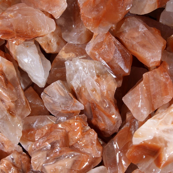 Red Calcite | Rough Red Calcite | 1 LB Bulk Crystals | Wholesale Crystals | Healing Crystals | Healing Stones | Raw Red Calcite