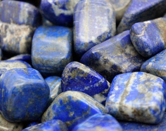 Lapis Lazuli Tumbled Gemstones, Polished Lapis Lazuli Crystals, Lapis Lazuli Stones, Lapis Bulk, Bulk Crystals, Wholesale Crystals