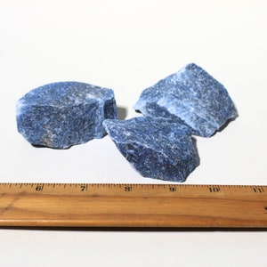 Blue Quartz I Rough Rocks for Tumbling I Raw Crystals From Brazil I ...