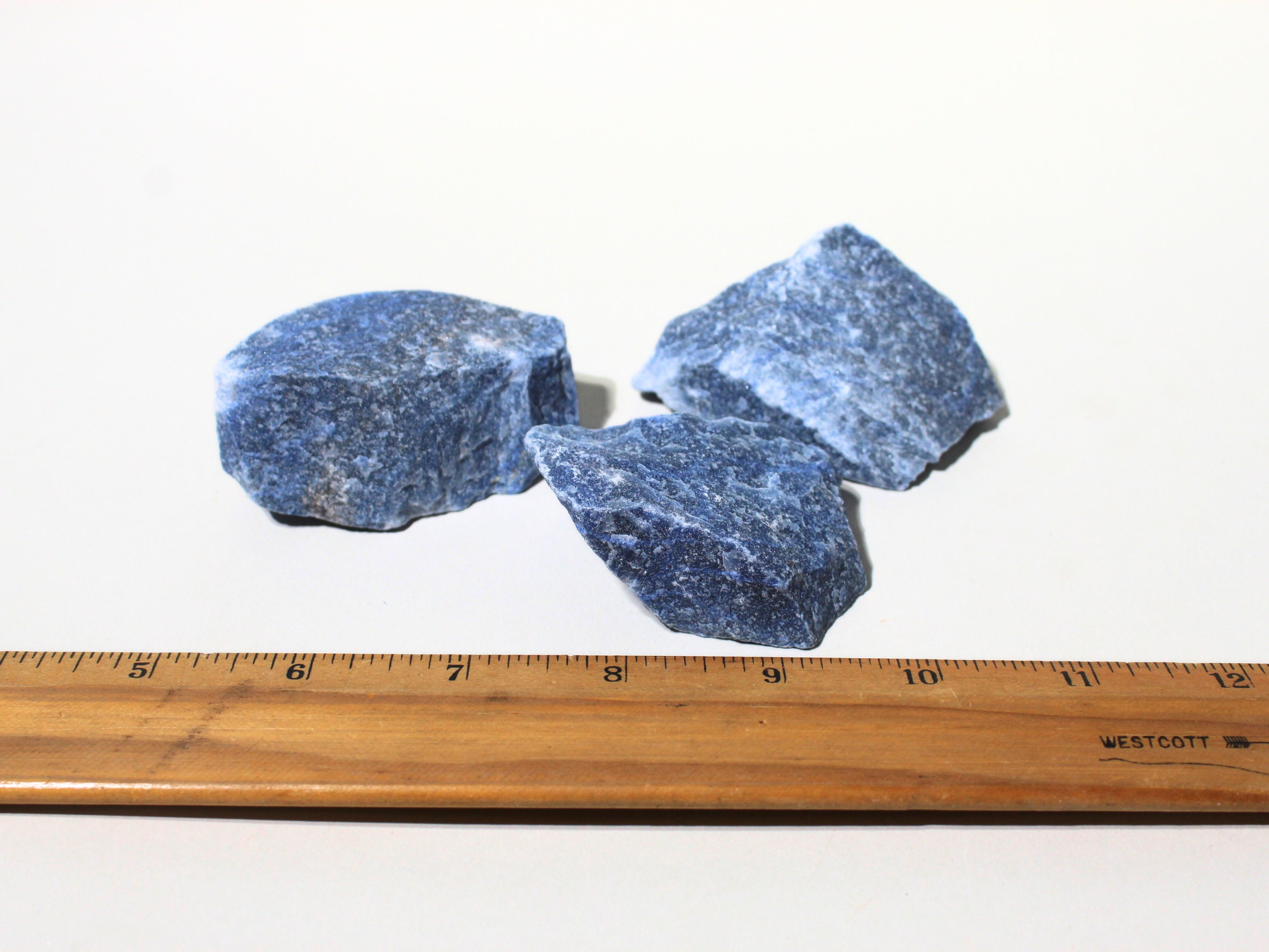 Blue Quartz I Rough Rocks for Tumbling I Raw Crystals From Brazil I ...