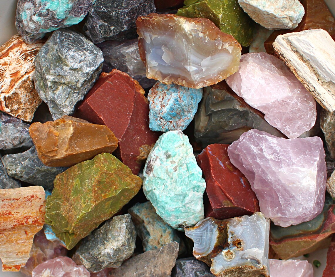 Accent Rokcs Madagascar Mix Large Rough Rocks for Tumbling-size 2