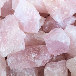 ROSE QUARTZ Rough | Pick Your Stones | Raw Rough Rose Quartz Crystals | Bulk Wholesale Crystals | Raw Crystals for Love | Pink Quartz