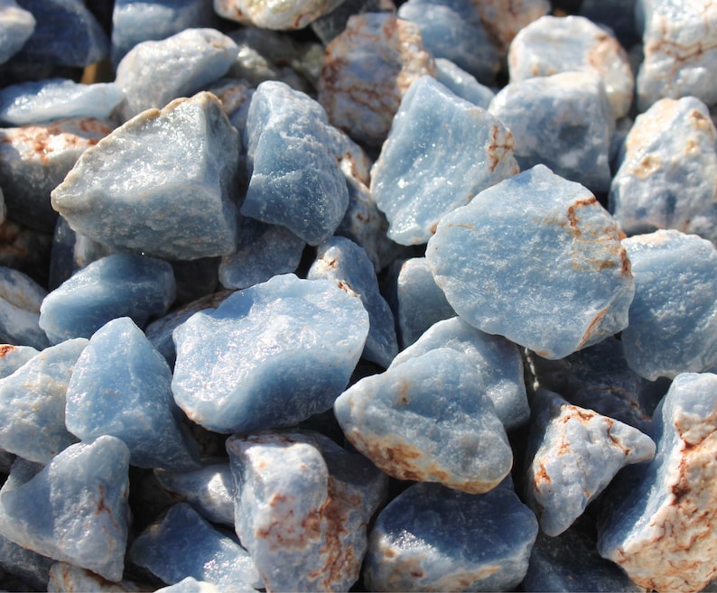 Blue Cute Rocks Angelite