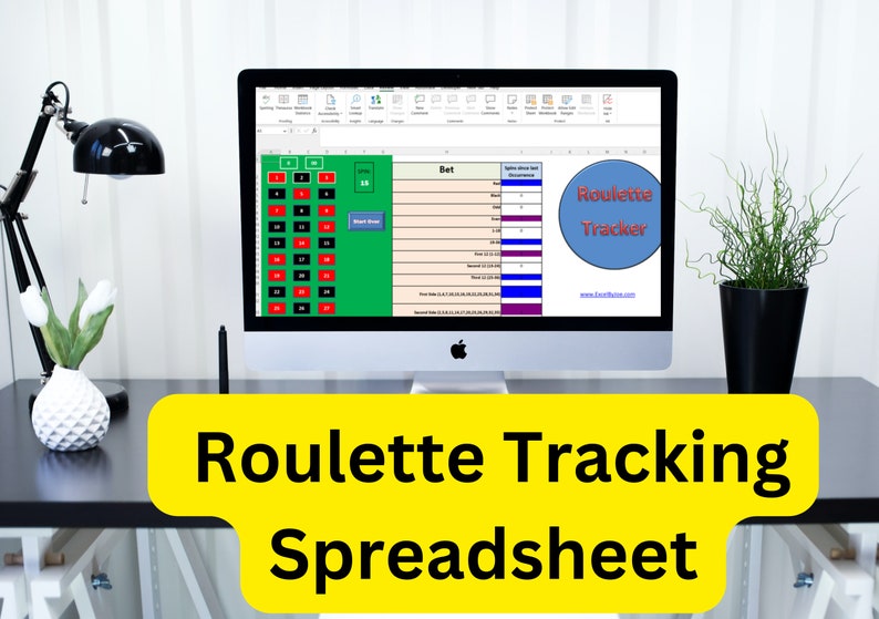 Roulette Spreadsheet Tracker for Online Roulette on Excel Excel Tracker Bet Tracking Roulette