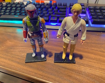 3.75" Action Figure Display Stand - Vintage Toy Compatible (15 Count)