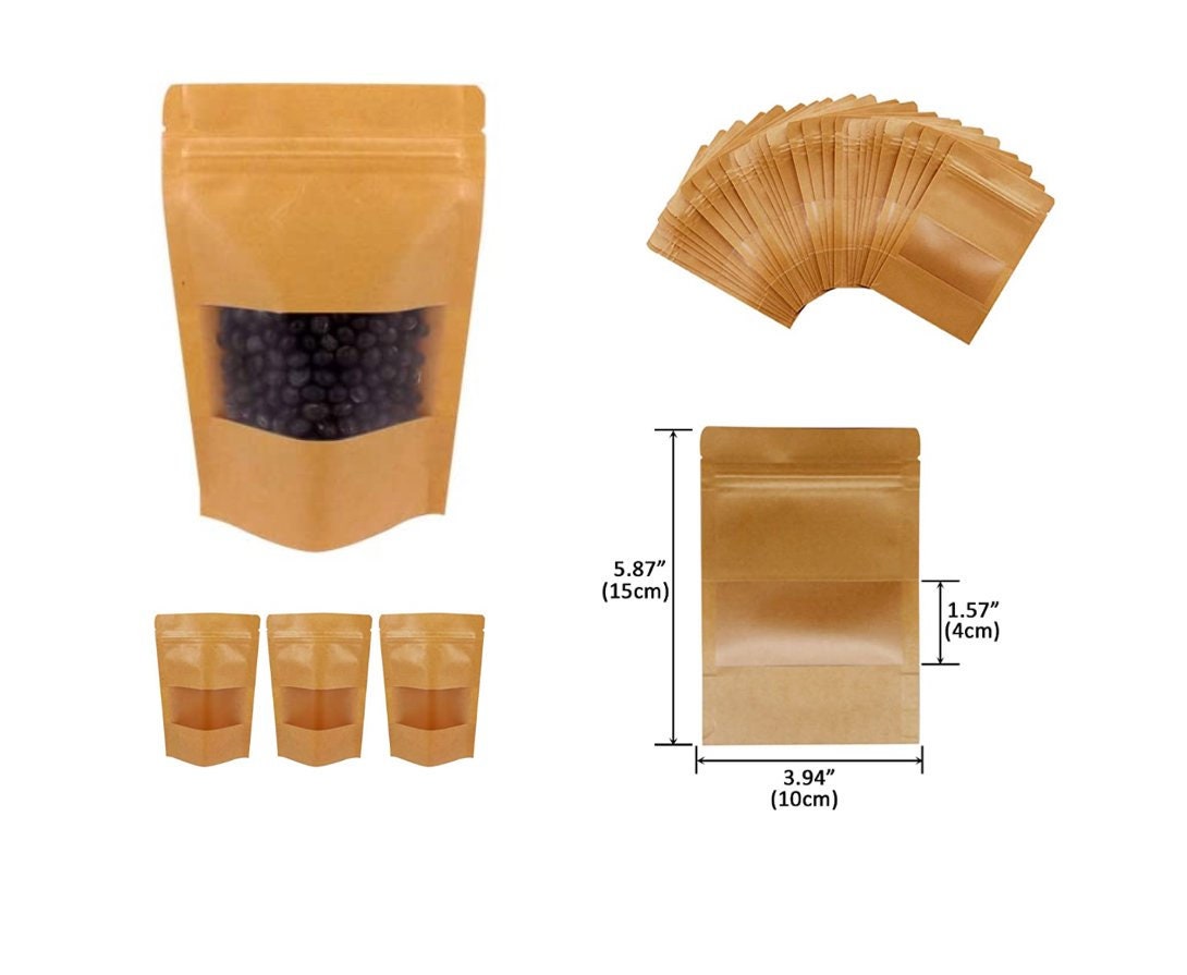 Crystal Clear Heavy Duty Heat Sealable Bags 4 X 6 Thick, Food Safe, Notched  Perfect for Packaging Cookies, Treats, Coffee, and More 