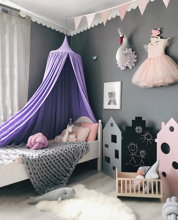 purple princess bed