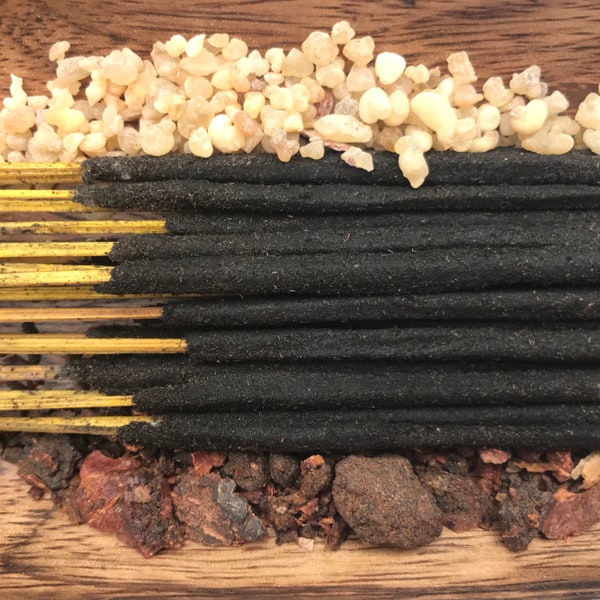 Frankincense & Myrrh  20 sticks | Holy Smoke All-Natural Honey Resin Ceremonial Artisan Incense