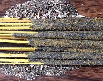 Masala Chai Tea 20 Incense Sticks | Holy Smoke All-Natural Honey Resin Ceremonial Incense | Cinnamon Clove Ginger Fennel Black Pepper