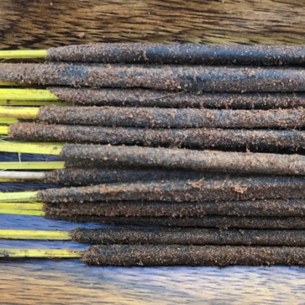 Cedar & Patchouli Incense Sticks | Holy Smoke All-Natural Honey Resin Artisan Incense | 20 sticks