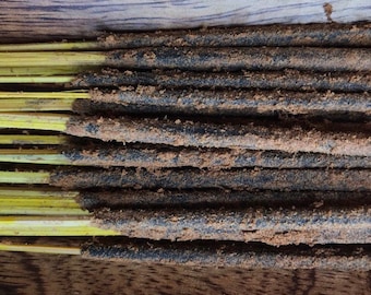 Earth 20 Incense Sticks | Patchouli Sandalwood Jasmine | Holy Smoke All-Natural Honey Resin Ceremonial Incense