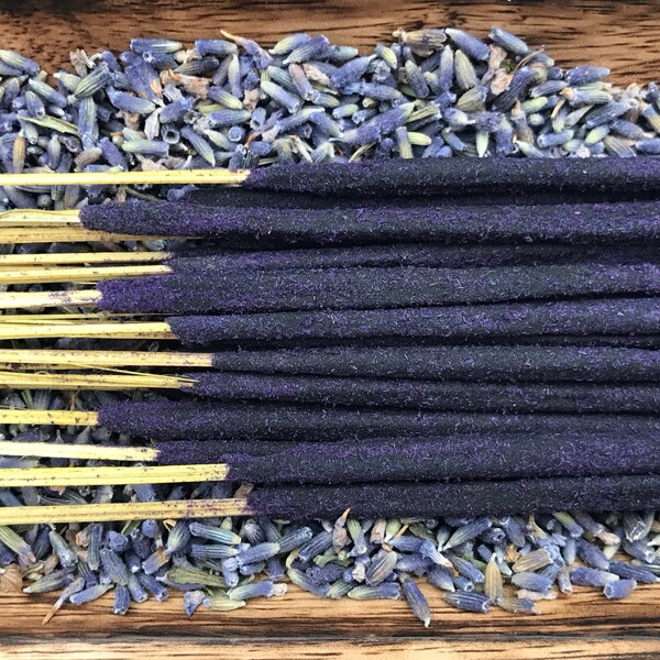 Lavender 20 Incense Sticks | Holy Smoke All-Natural Honey Resin Ceremonial Incense