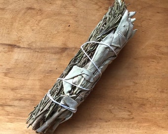 Rosemary & White Sage Smudge Stick | 3-4 inch Incense