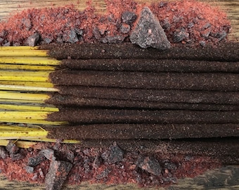 20 varillas de incienso Sangre de Dragón / Incienso de resina de miel totalmente natural Holy Smoke