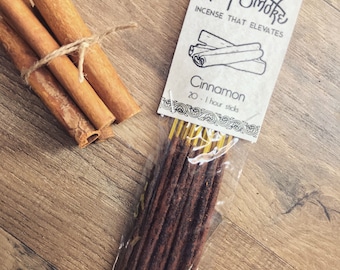 Cinnamon 20 Incense Sticks | Holy Smoke All-Natural Honey Resin Ceremonial Incense