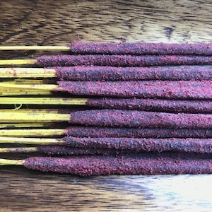 Bloom 20 Incense Sticks | Rose, Patchouli, & Musk | Holy Smoke All-Natural Honey Resin Ceremonial Incense