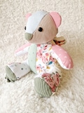 Personalised Mini Keepsake Memory Bear Teddy Gift | Birthday Present | Comforter from Baby & Loved Ones clothes - Baby Shower | Bereavement