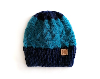 Handmade | Woman | Blue Women Knit Cap Hat, by Coastland Streetwear