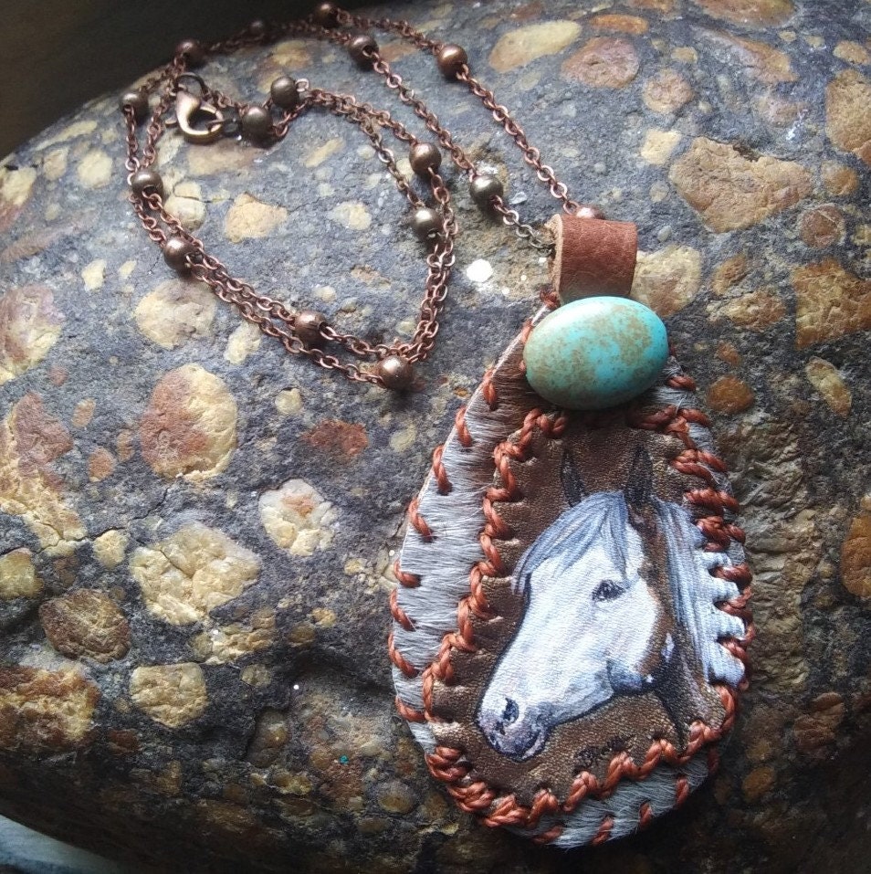 Western leather deals jewelry