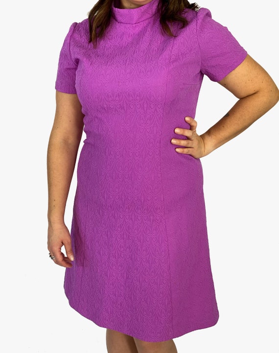 Electric Purple Vintage Dress - image 1