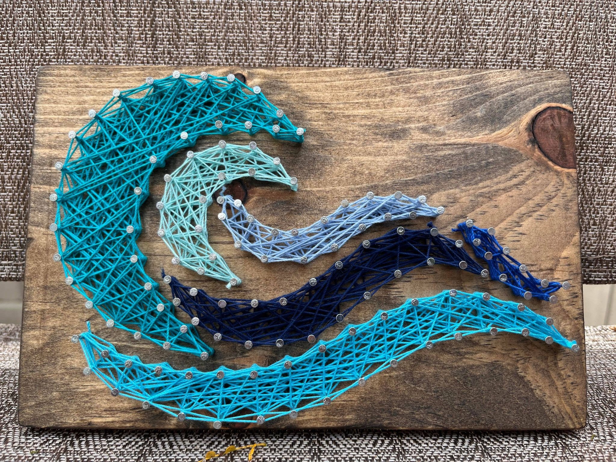 NEW DESIGN Waves String Art Beach String Art Waves Decor Etsy Canada