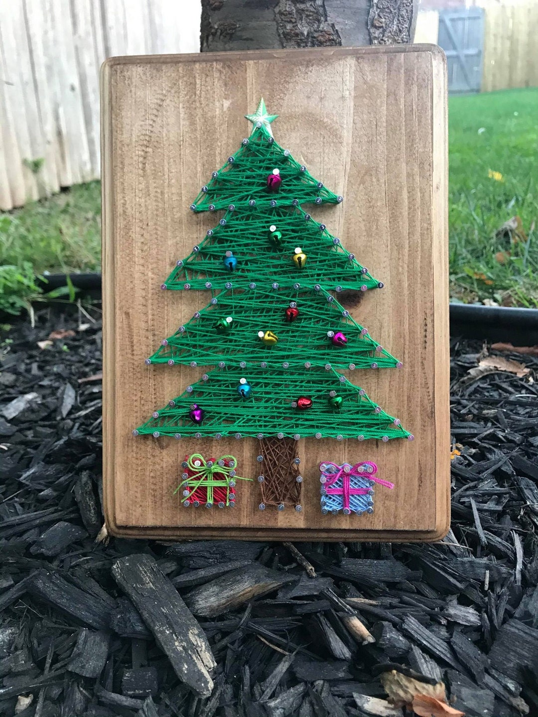 Christmas Tree String Art, Holiday String Art, Christmas Decor