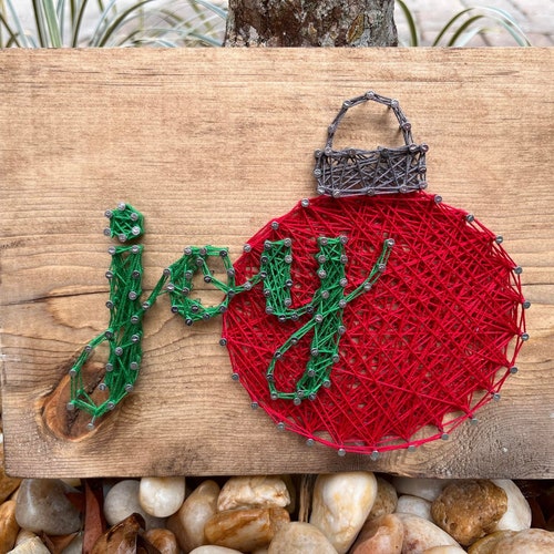 Merry Christmas Lights String Art Etsy