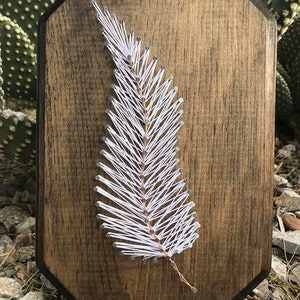 Feather String Art, Feather Sign, Feather Decor, Feather Wall Decor, Wall Art