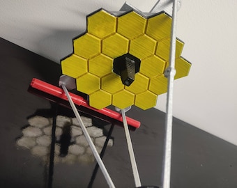 3d printed NASA's James Webb Space Telescope Mirror Painted