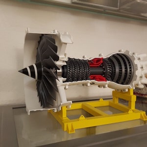3d printed Jet Engine, fan diameter 180mm