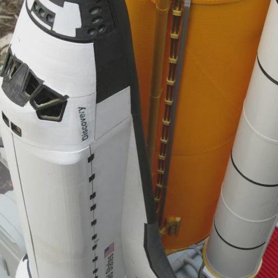 3DプリントされたスペースシャトルSTS31ハッブルディスカバリー1:60