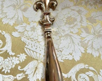 Vintage Bronze Shoehorn, L 25 cm