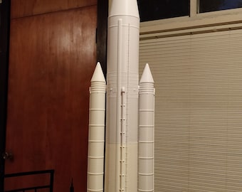 3d printed NASA Space Launch System, SLS rocket,  Artemis 1/48 scale