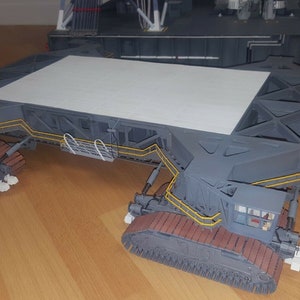 3d printed NASA Crawler Transporter 1:72