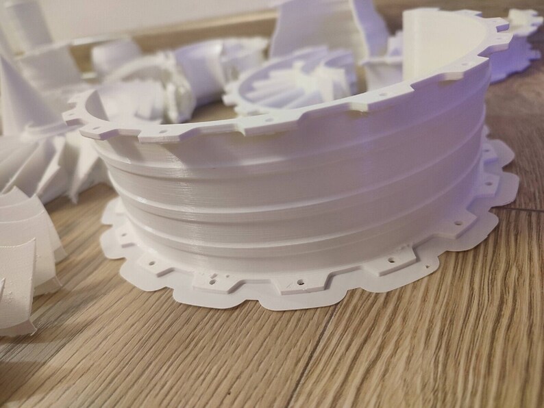 3d Printed Jet Engine, Fan Diameter 180mm Etsy