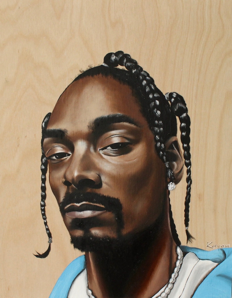 Rapper painting set Art set of 4 Hip hop art set custom Etsy