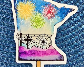 Minnesota State Fair “On a Stick” sticker