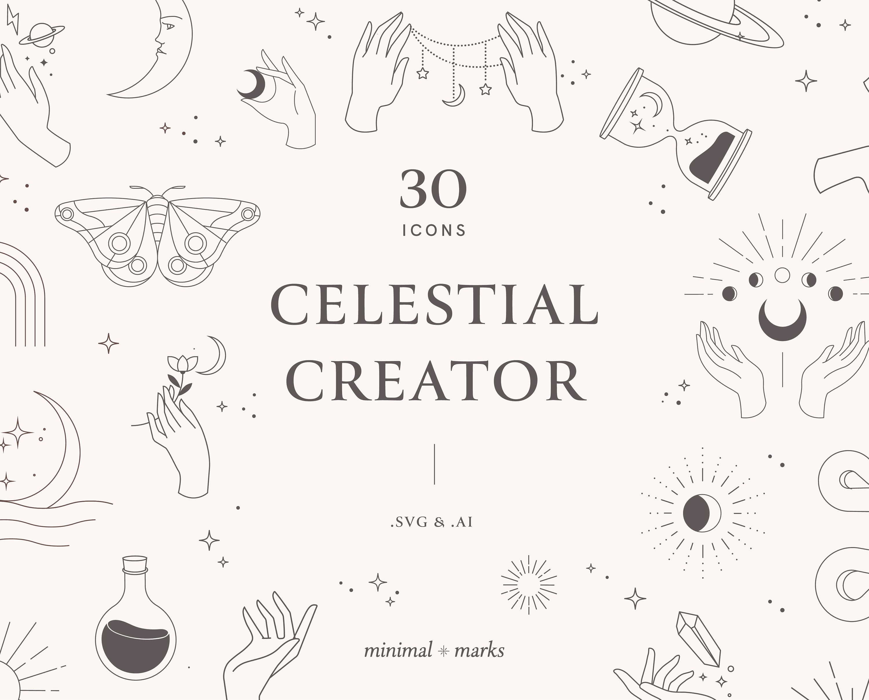 Celestial Vector Art & Graphics