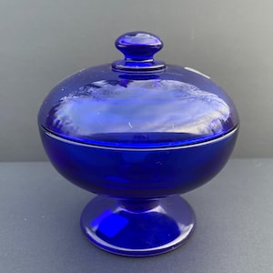 Blue Fenton Candy Dish With Lid - Etsy