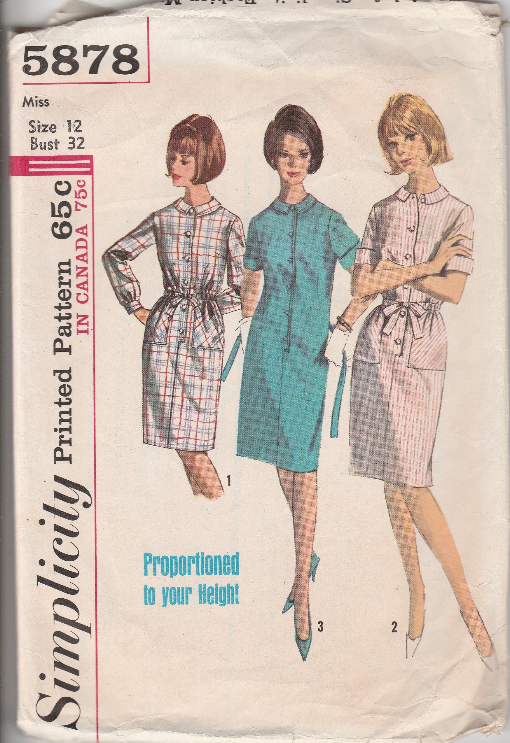 1965 Womens Dress - Etsy