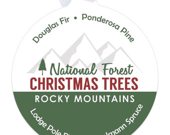 National Forest Christmas Tree Ornament